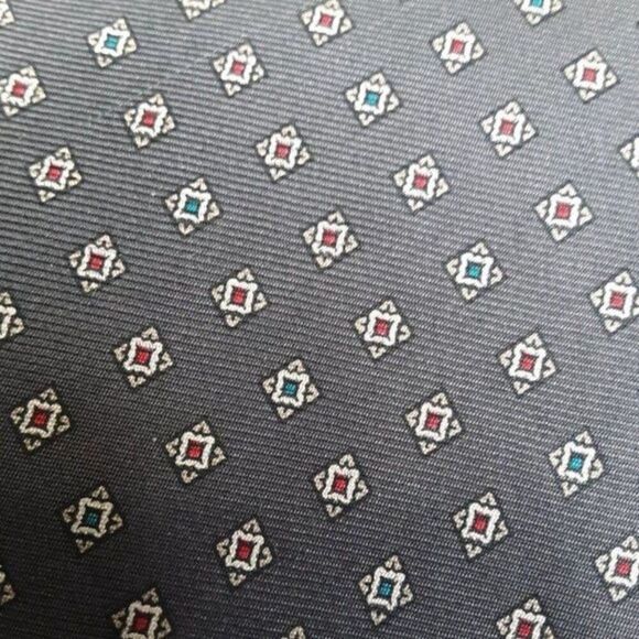 Vintage Christian Dior Men's Brown Silk Tie - Picture 2 of 10